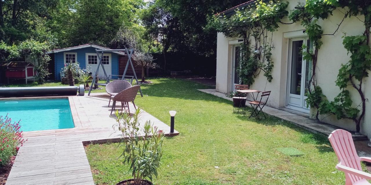 Merig'Home Chambre Bd Climatisee Dans Maison Avec Piscine Au Calme En Ville, Sdb & Toilettes Prives Ангулем Экстерьер фото