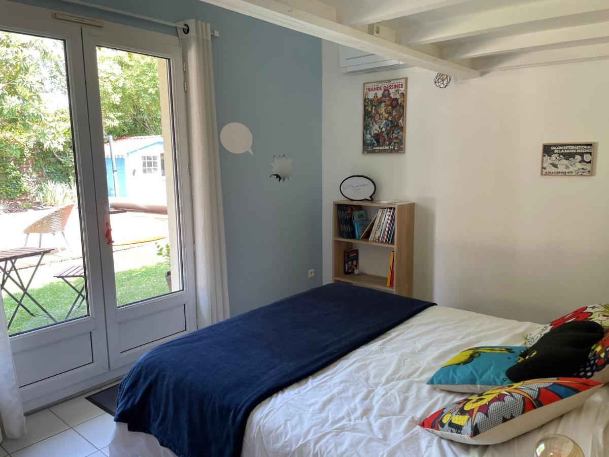 Merig'Home Chambre Bd Climatisee Dans Maison Avec Piscine Au Calme En Ville, Sdb & Toilettes Prives Ангулем Экстерьер фото